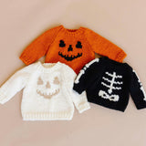 Jack-O-Lantern Sweater - Orange
