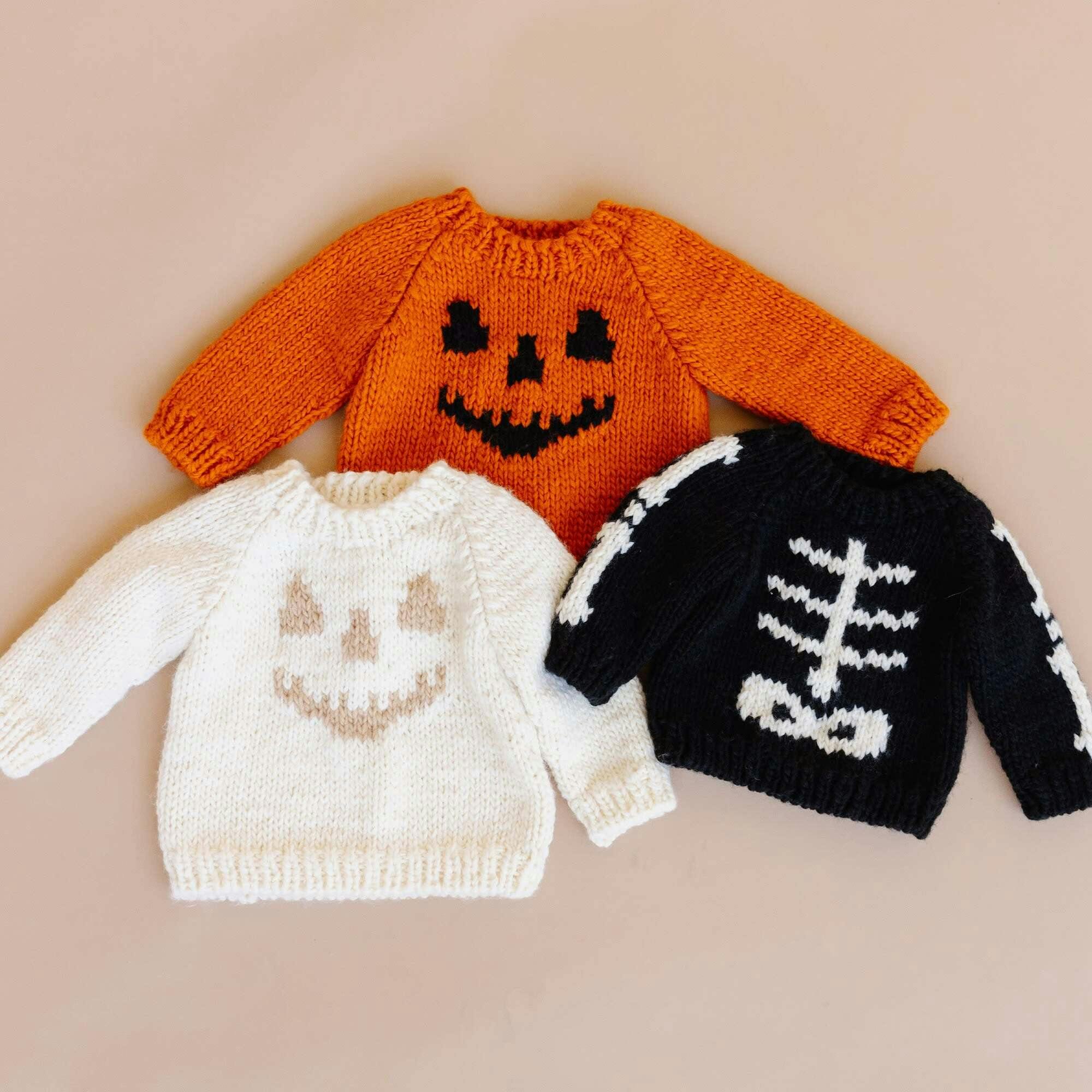 Jack-O-Lantern Sweater - Cream