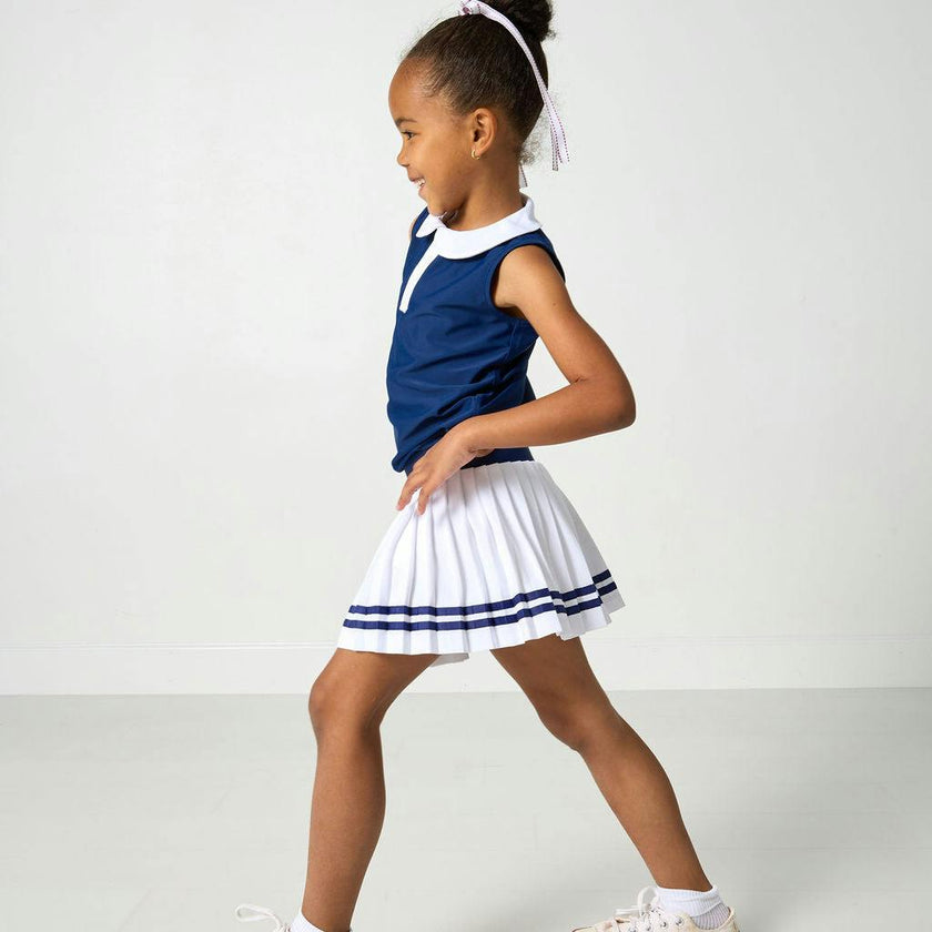 the girls league white skort