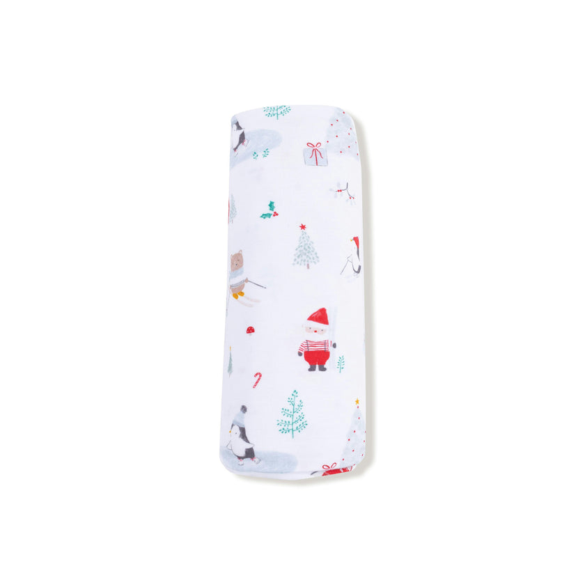 Santa Ski Friends - Swaddle Blanket