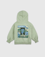Earth Day Natural Dye Pullover in Honeydew