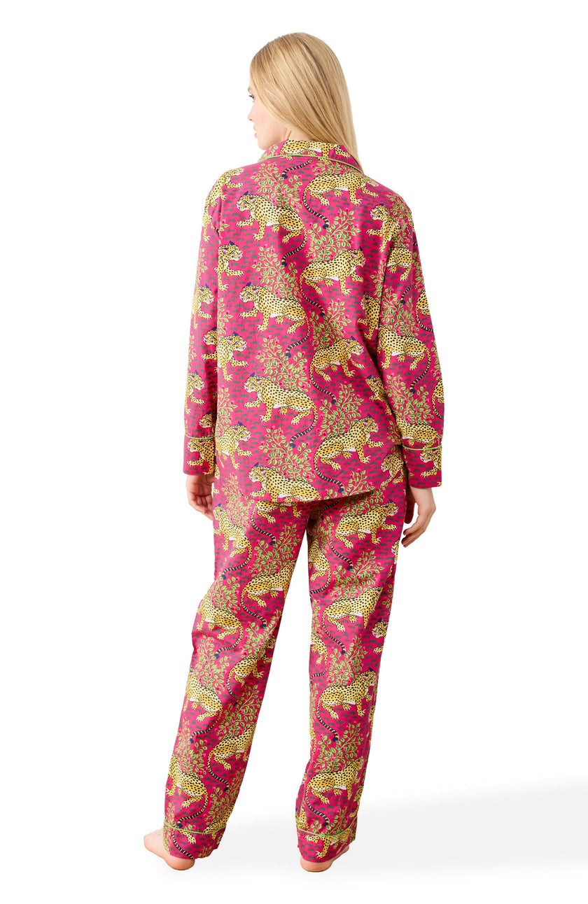 Bagheera - Long PJ Set - Hot Pink