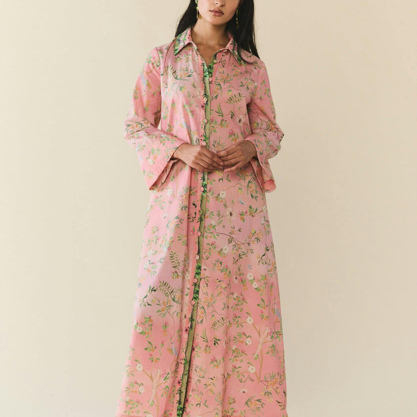 Birdie Dress, Peony Peacock x Larsen McDowell