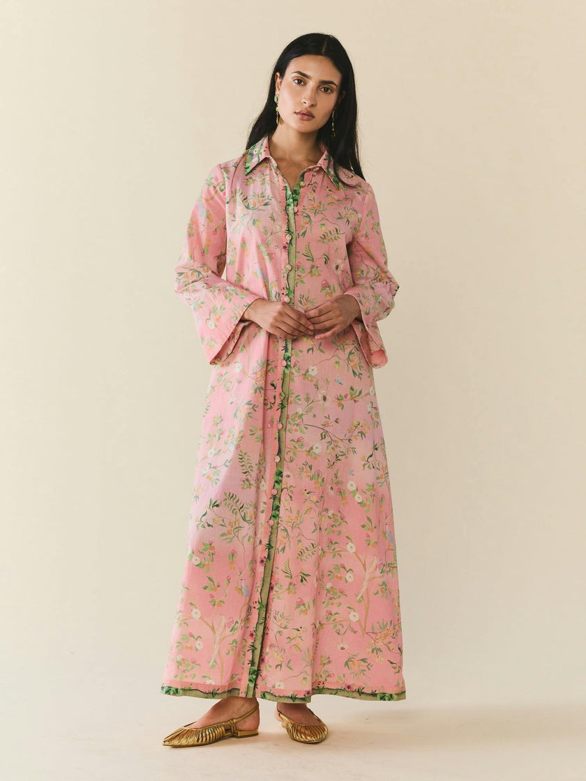 Birdie Dress, Peony Peacock x Larsen McDowell