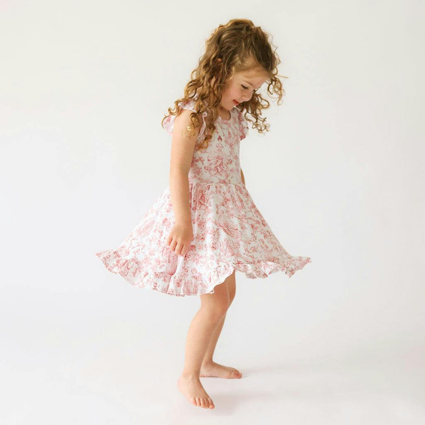 Antoinette Ruffled Twirl Dress