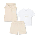 Beige 3‑Piece Casual Set