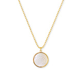 Rainbow Token Necklace