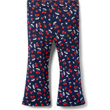 Cherry Flare Ponte Pant