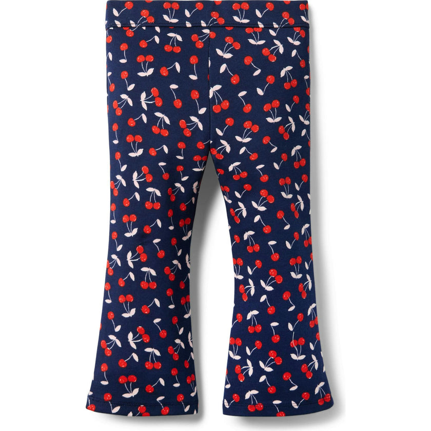 Cherry Flare Ponte Pant