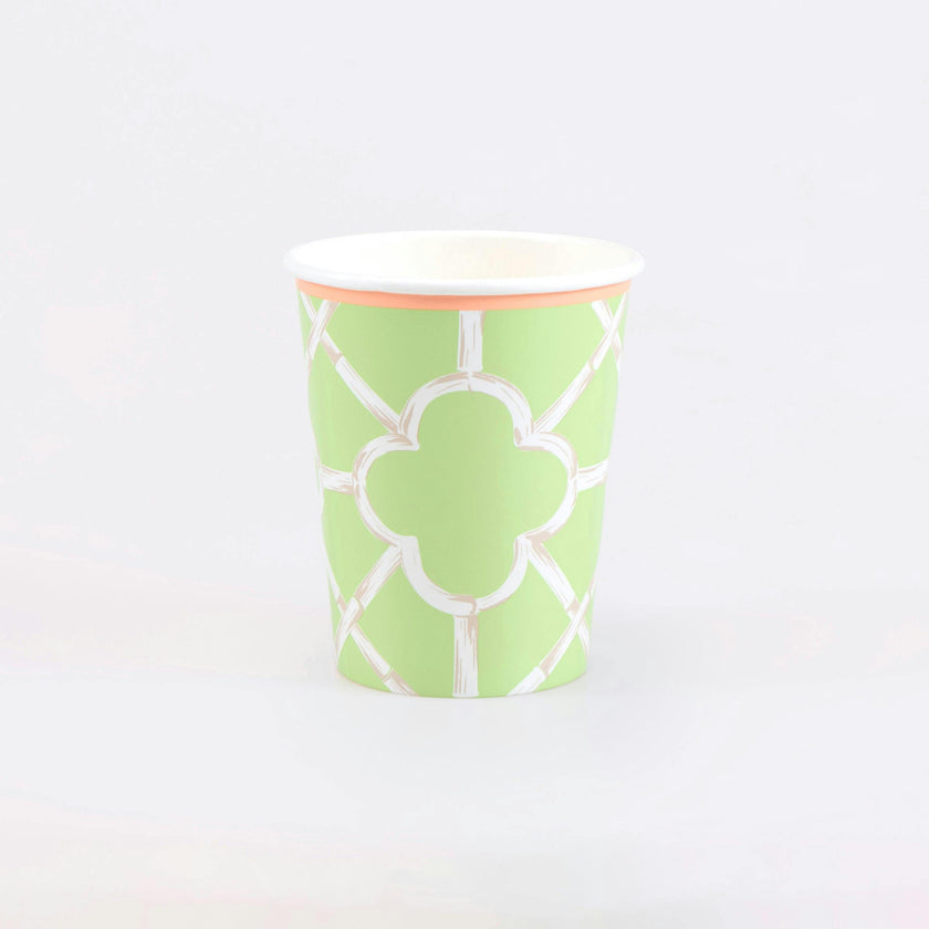 Bamboo Pattern Cups
