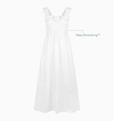The Rosetta Nap Dress - White Broderie Voile