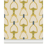 Papier peint Etriers coloris Argan