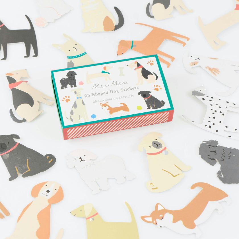 Dog Shaped Stickers