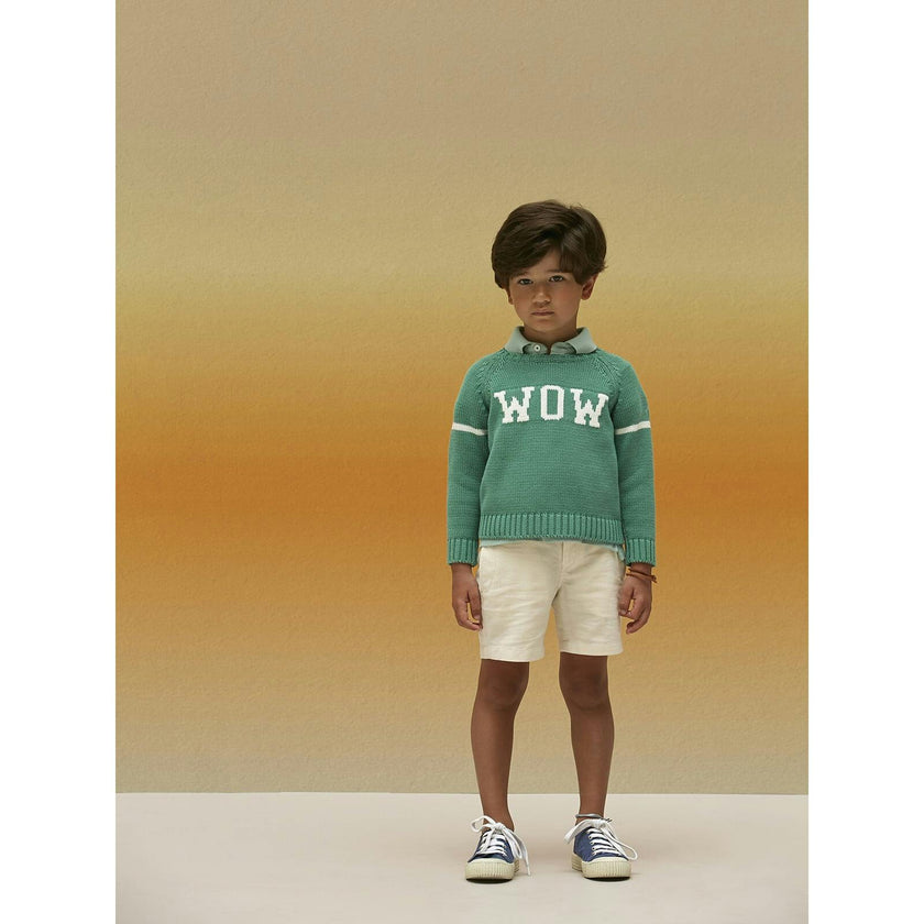"Wow" Retro Vibes Sweater