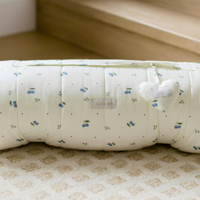 Organic Toddler Nap Roll-N-Rest Mat Set (Blueberry)