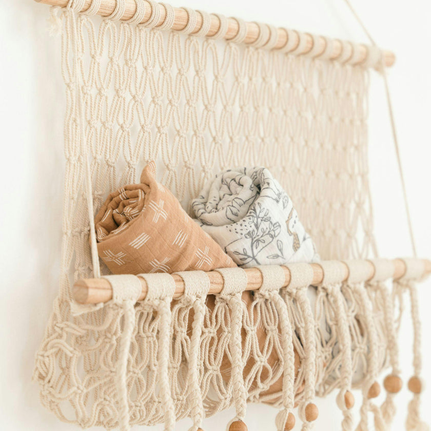 Ezra Cotton Muslin Swaddle Blanket Set (Woodland, Set of 2)