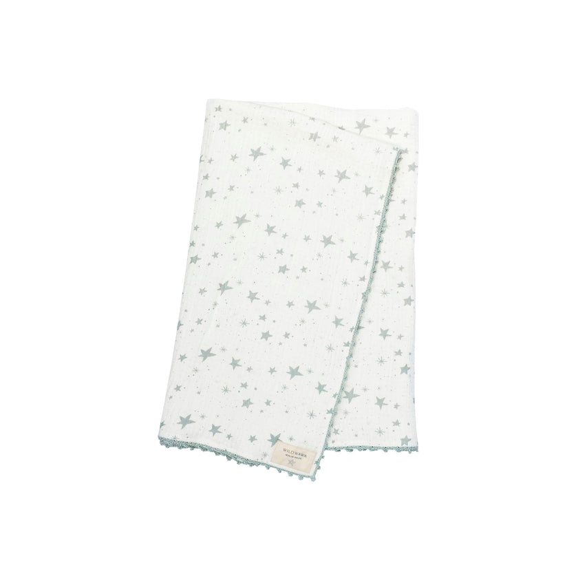 Crochet Trim Swaddle