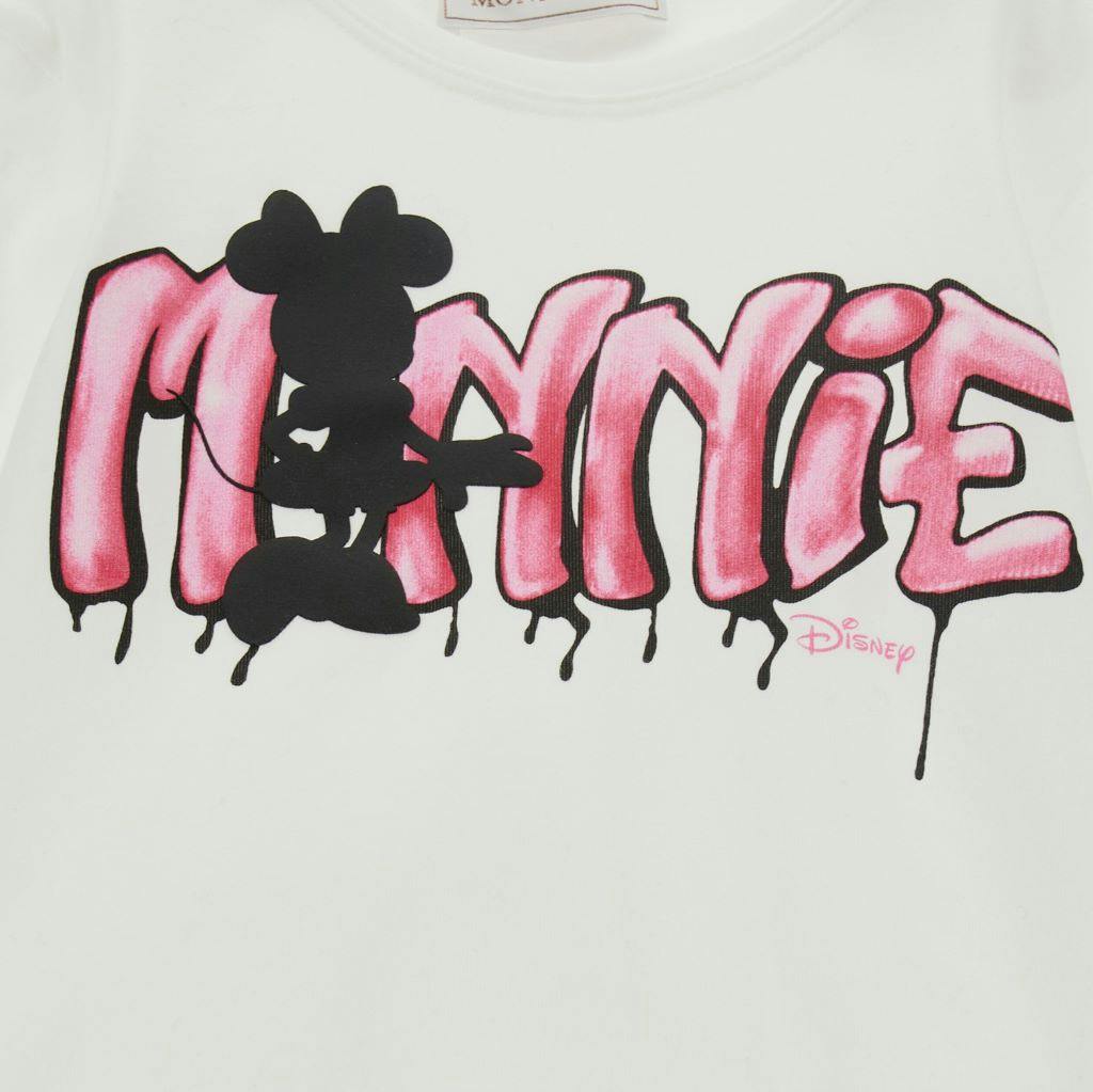 White Minnie Mouse Spray T-Shirt