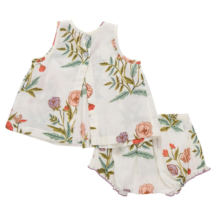 Baby Girls Jaipur 2-PC Set - Rosewick Poppy