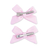 Solid Pink A Boo - 2 Pack Bow Clips