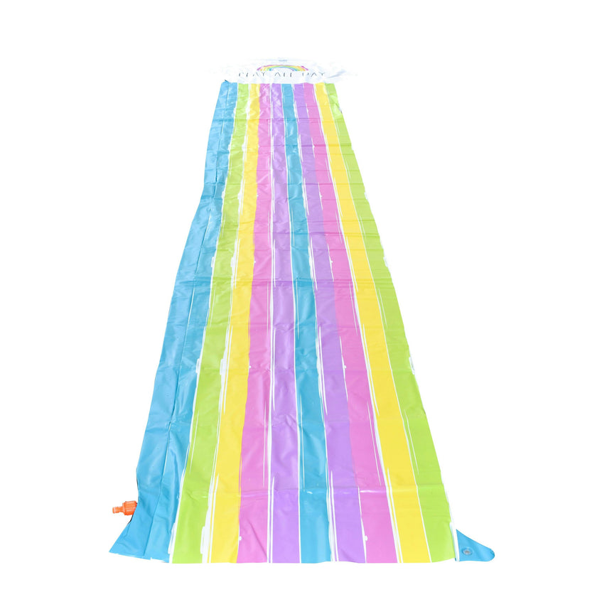 16ft Rainbow Slide & Ride with Sprinkler