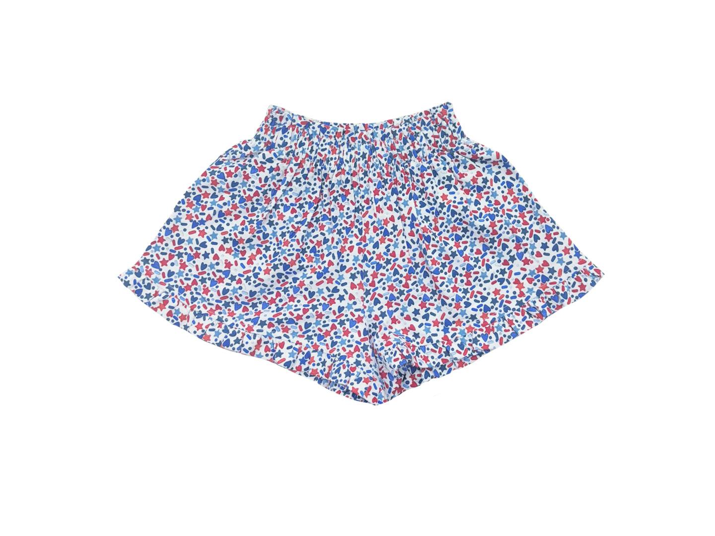Confetti Ruffle Shorts