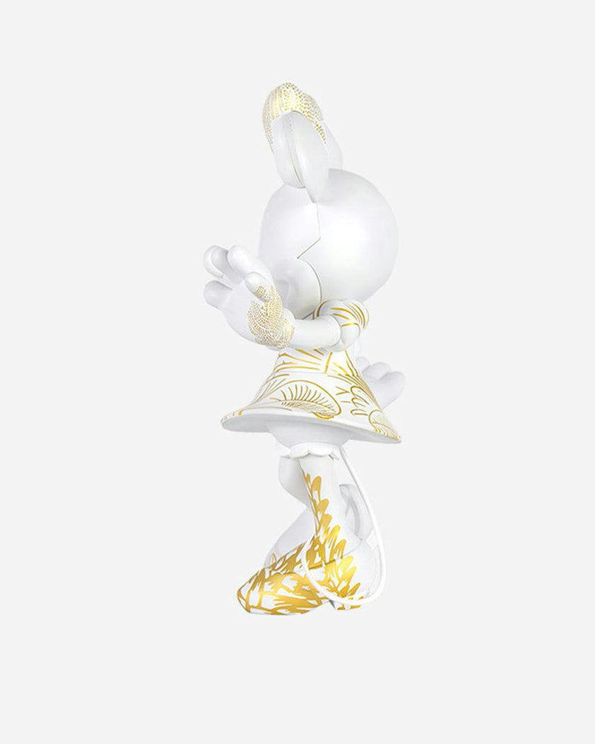 Minnie STAR STYLE White & Gold 12in