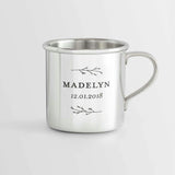 Personalized Heirloom Baby Cup - Botanic