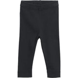 Jersey Elastic Waistband Cuffed Hem Leggings