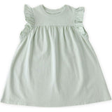 Garment Dye Ruffle Dress, Blue