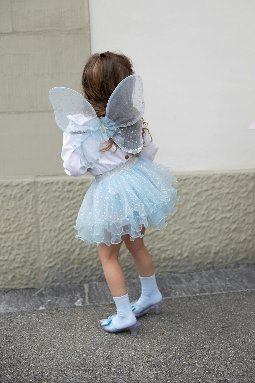 Iridescent Celestrial Fairy Wings, Tutu, Wand