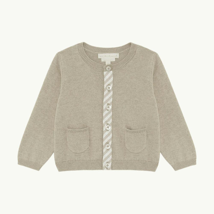 Casey Baby Cardigan - Sepia