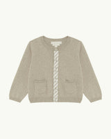 Casey Baby Cardigan - Sepia