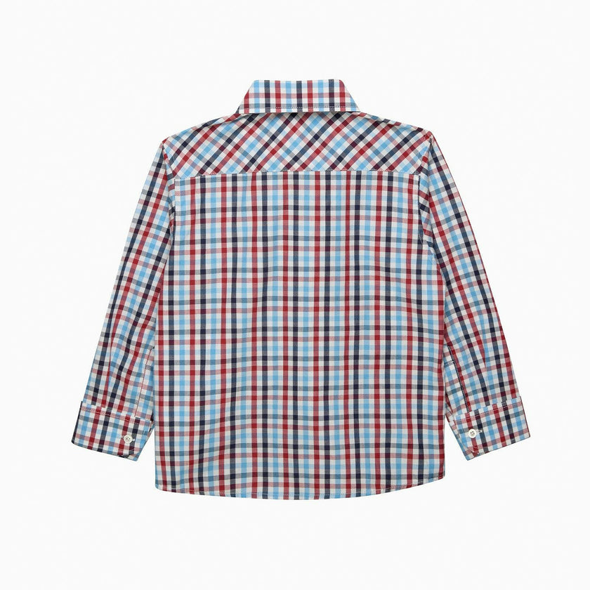 Thomas Shirt in Red/Blue Gingham