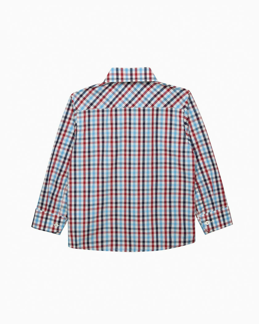 Thomas Shirt in Red/Blue Gingham