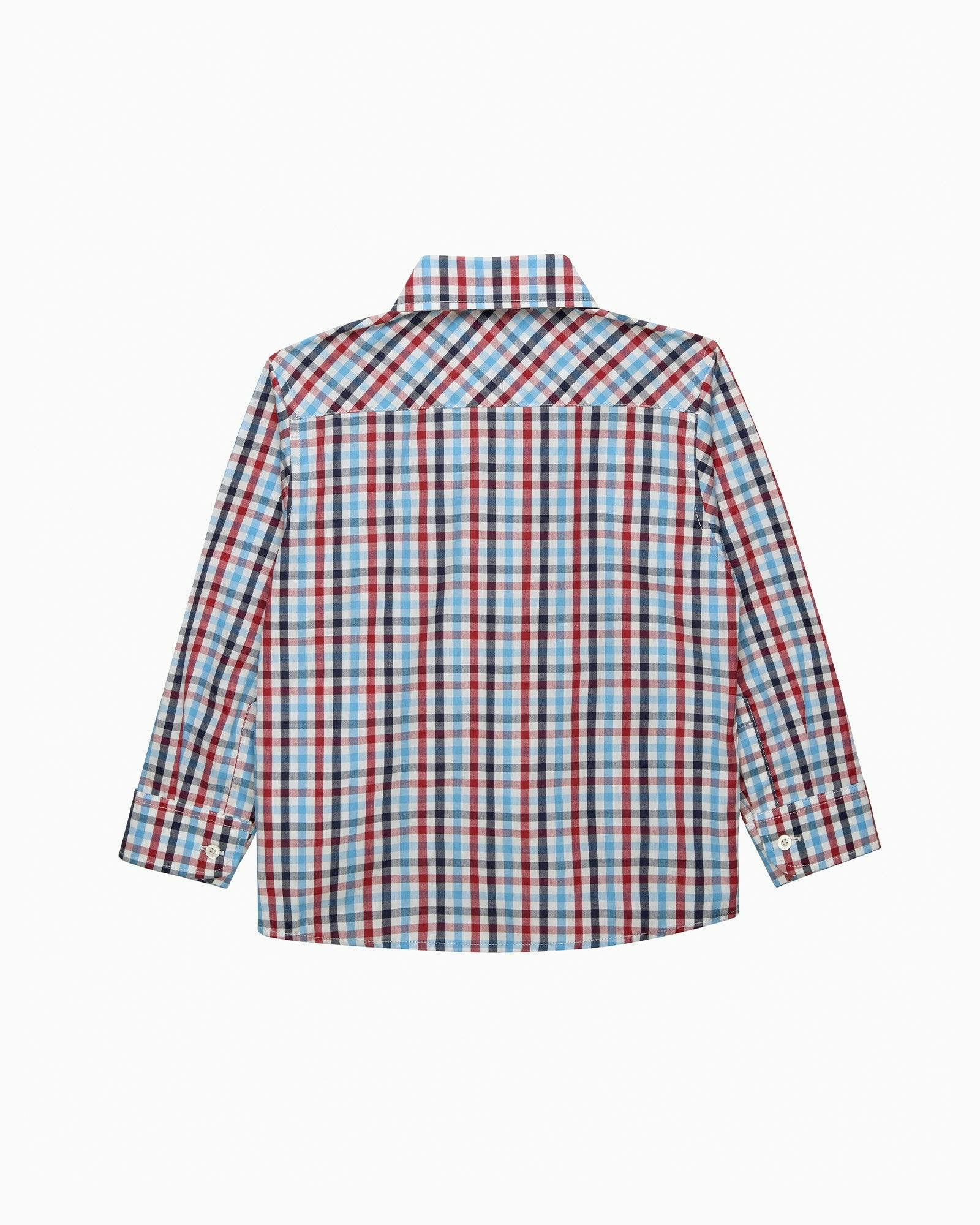Thomas Shirt in Red/Blue Gingham