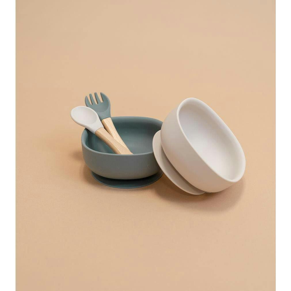 Silicone Rounded Square Grip Bowl
