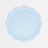 Blue Decorative Edge Compostable Side Plates