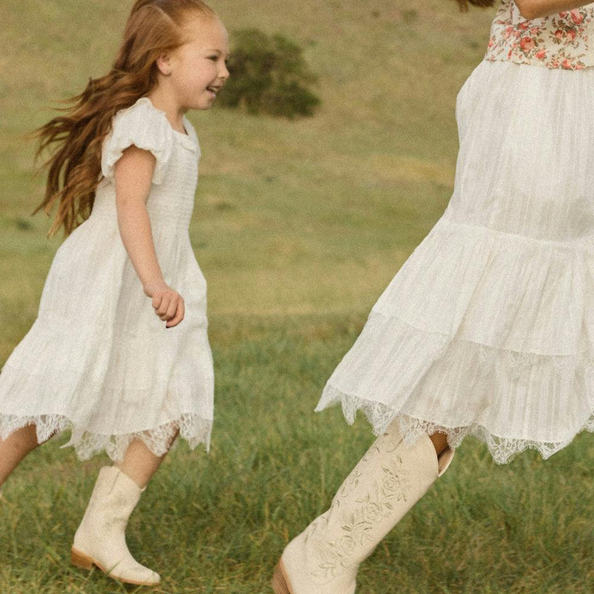 Mini Annalise Dress in Reverie Dobby