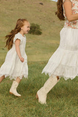 Mini Annalise Dress in Reverie Dobby