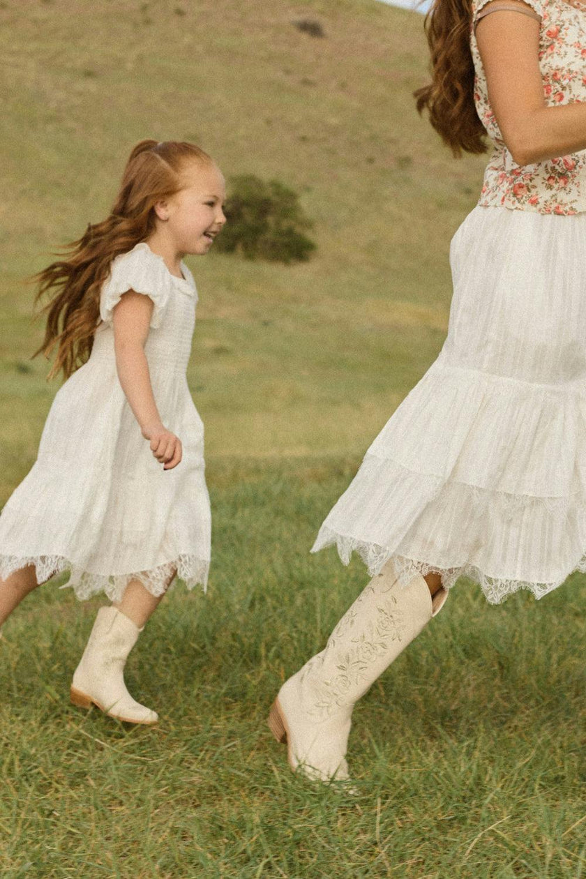 Mini Annalise Dress in Reverie Dobby