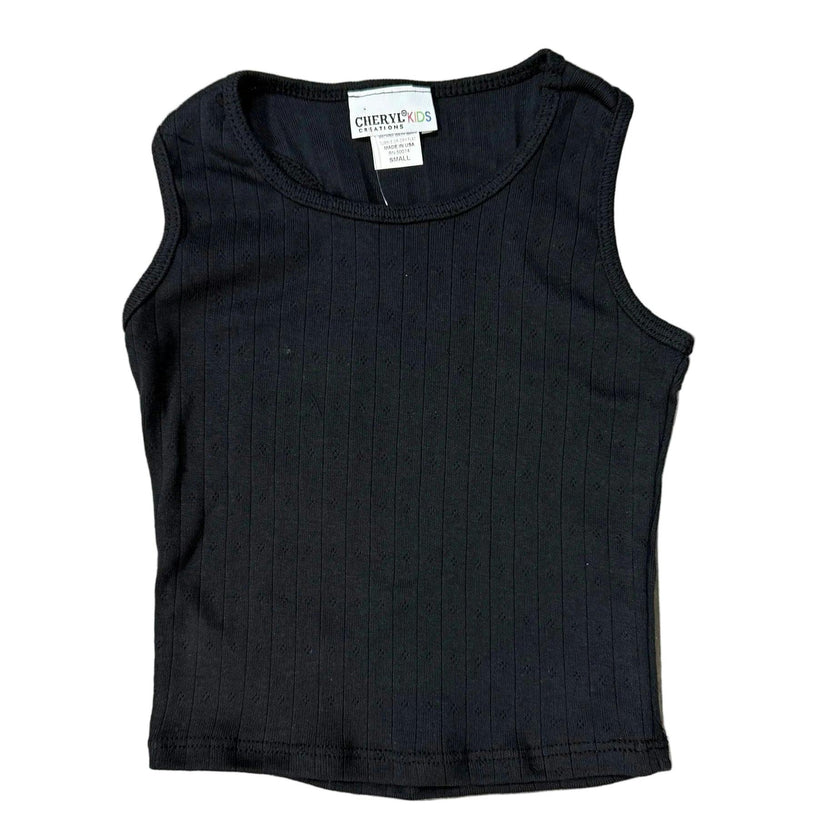 Girls Pointelle Tank Top