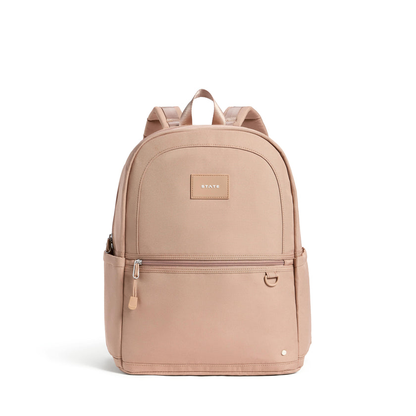 Kane Double Pocket Backpack, Mocha