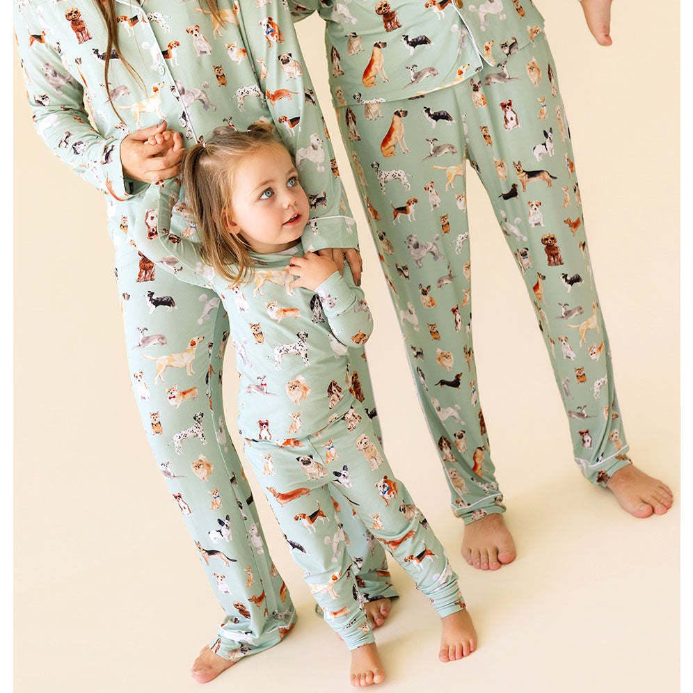 Posh Puppies Men's Luxe Pajama Pant Set