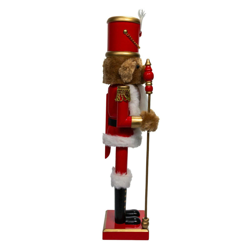 Kurt Adler 15-Inch Teddy Bear Soldier Nutcracker