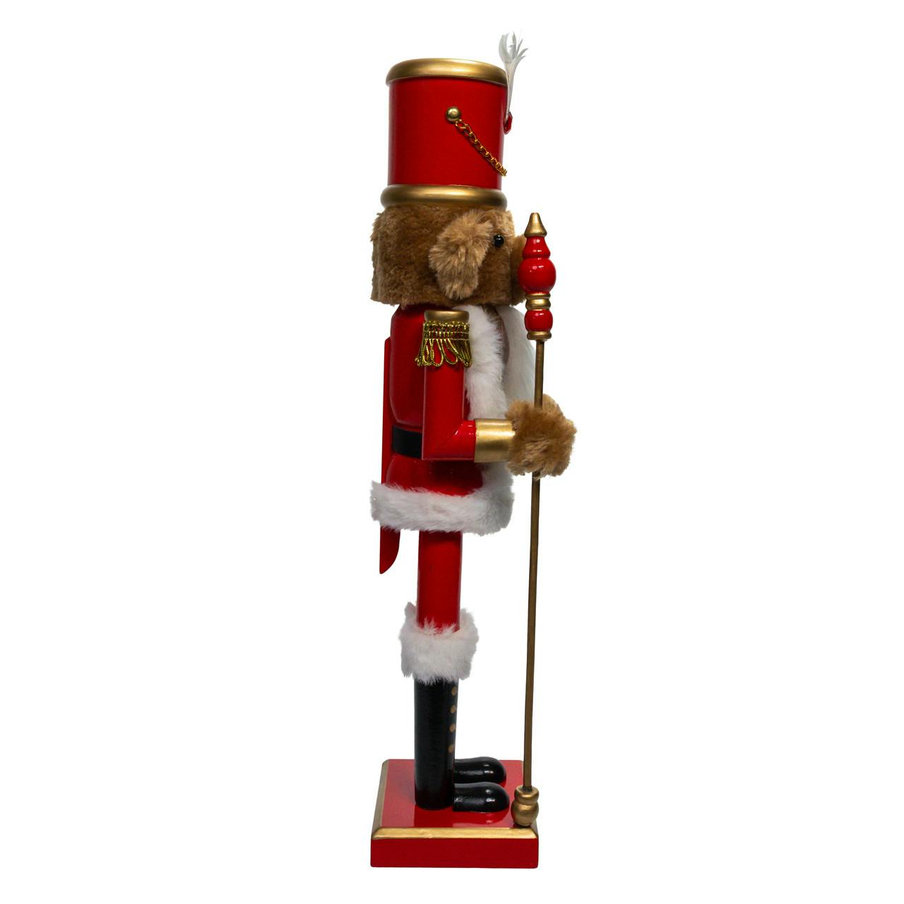Kurt Adler 15-Inch Teddy Bear Soldier Nutcracker