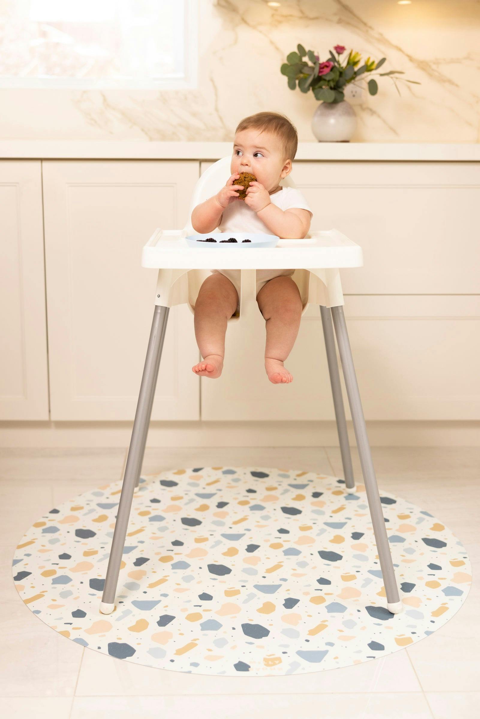 Catch All Mat for Mealtime & Playtime Mess