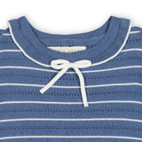 Organic Flutter Sleeve Pleated Sweater Dress