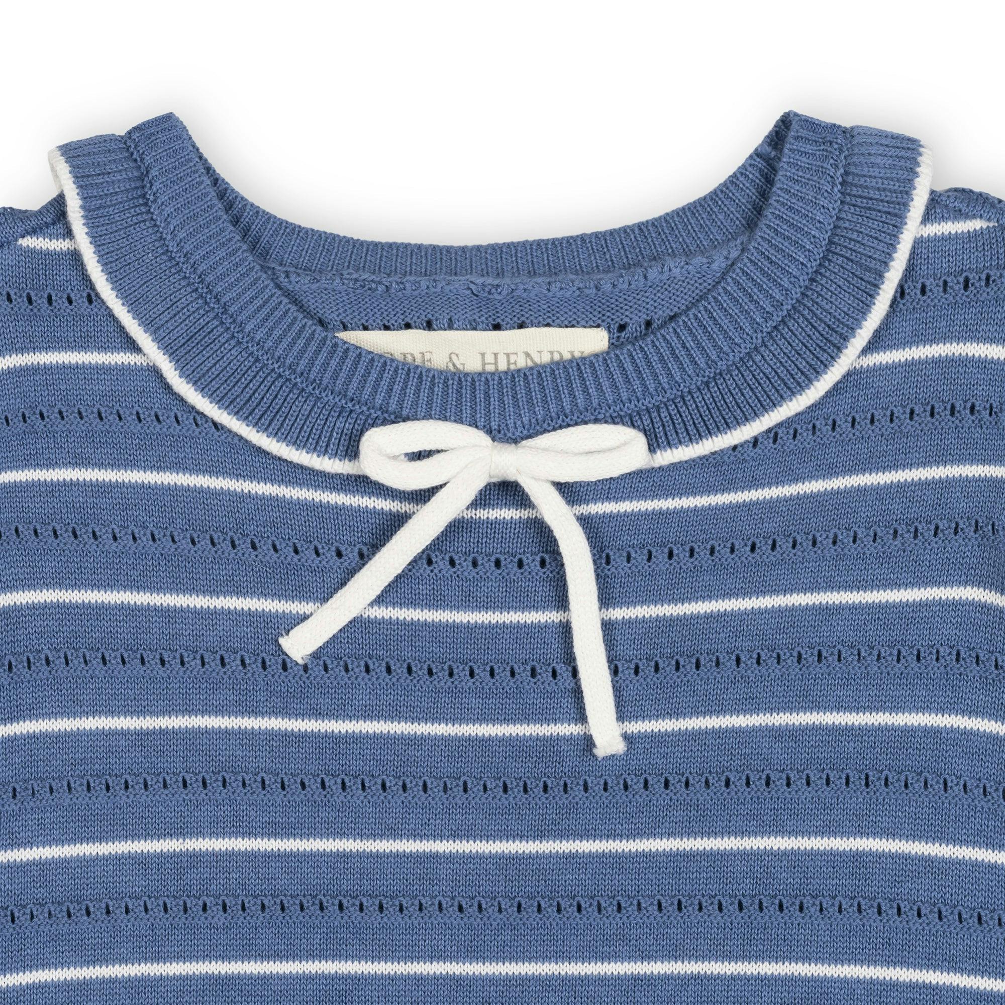 Organic Flutter Sleeve Pleated Sweater Dress