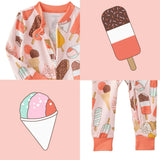 SHAWN Snug-fit Footless Baby Pajamas for Boys & Girls